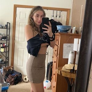 Houndstooth skirt size small